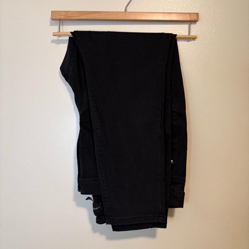 Lane Bryant Black Stretchy Skinny Pants Size 22